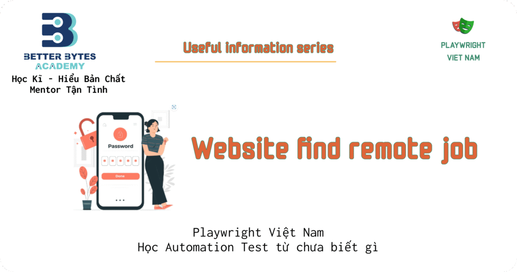 Một số website tìm việc remote 💻✨