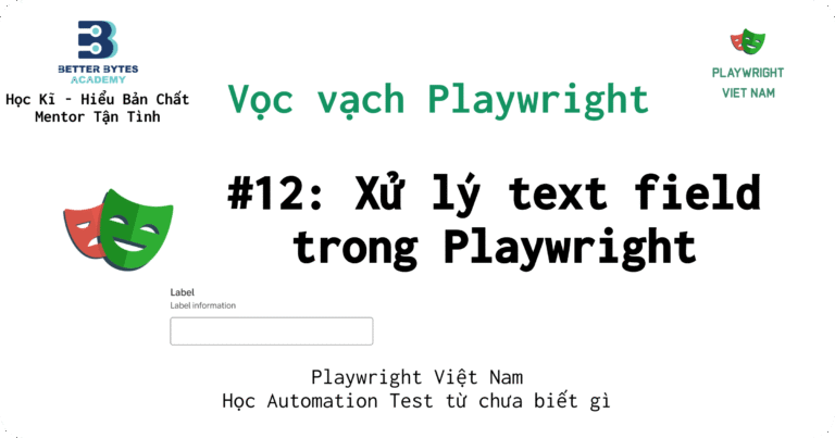 [Playwright] Tất tần tật về input text