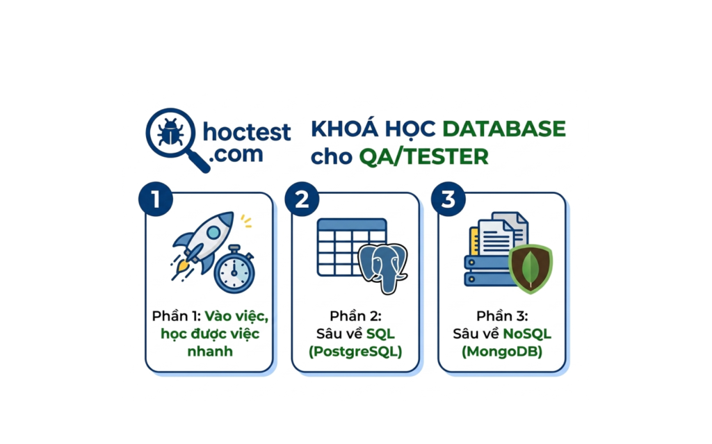 Khoá học Database (SQL & NoSQL) cho QA – Tester