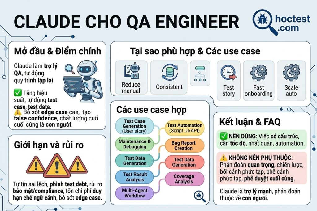 Claude cho QA Engineers: Ứng dụng và Giới hạn