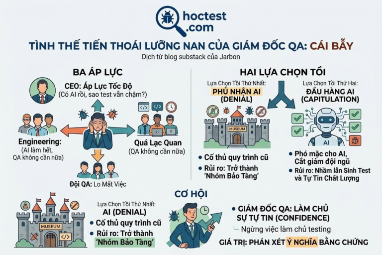 [Leader nên đọc] Tình thế tiến thoái lưỡng nan của Giám đốc QA, Phần 1: Cái Bẫy