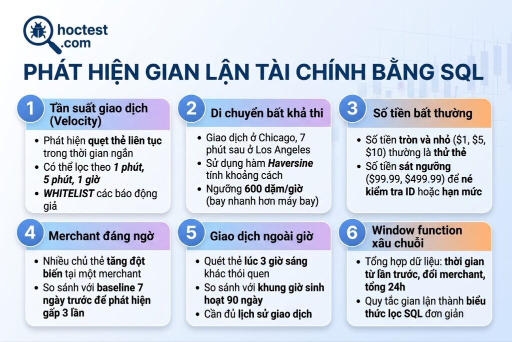 Phát hiện gian lận tài chính bằng SQL