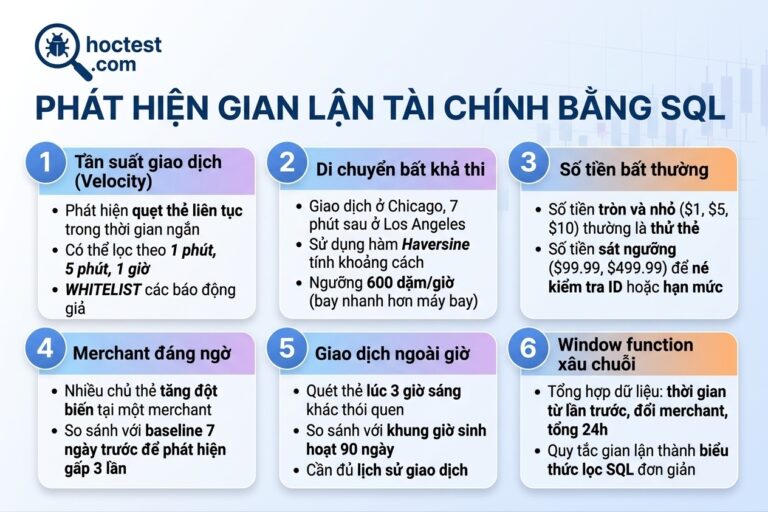 Phát hiện gian lận tài chính bằng SQL